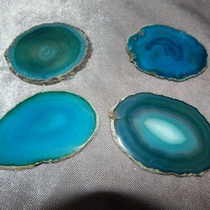 Set of Polished Brazilian Agate Slices